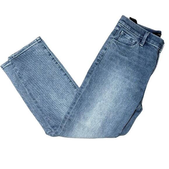 J BRAND Ruby High Rise Crop Straight Leg Denim Jean EUC 27 Womens 4 25" Inseam - Picture 2 of 5